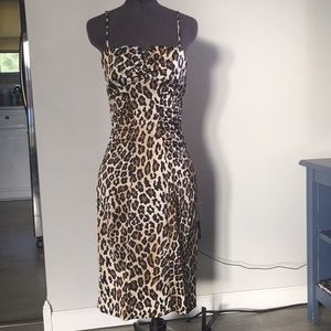 Leopard cocktail dress